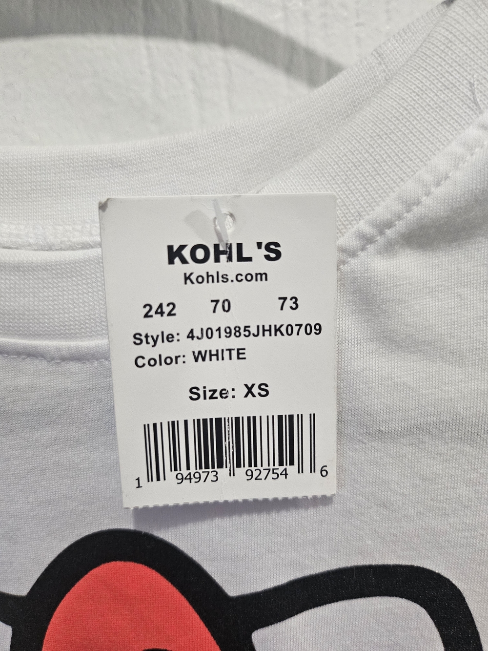 Hello Kitty White Tee - Picture 4 of 4